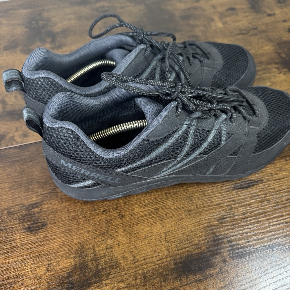 Merrell Mens Hiking Shoes Size 12 Black Lace Up